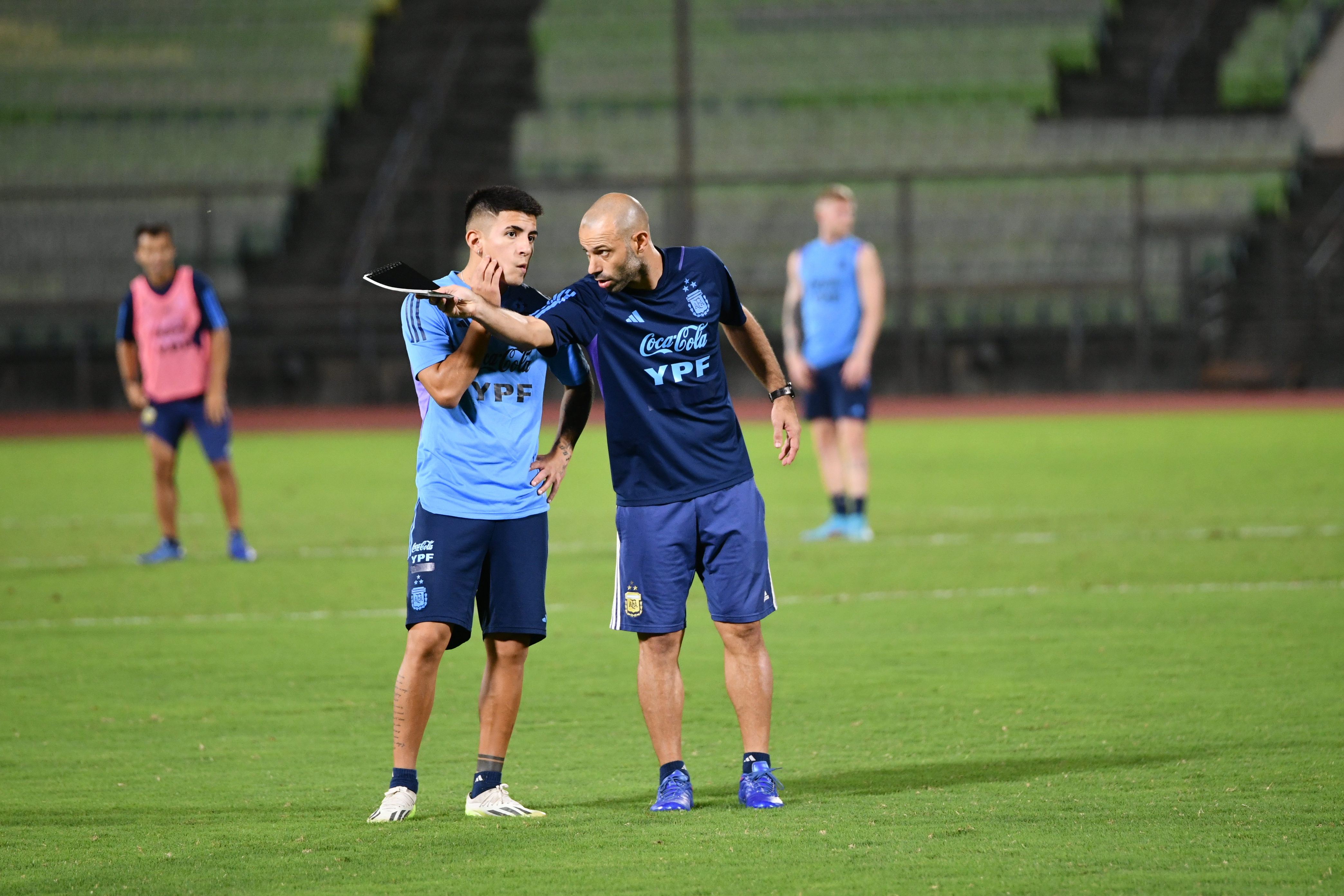 Último entrenamiento antes de enfrentar a Brasil por la definición del Preolímpico
