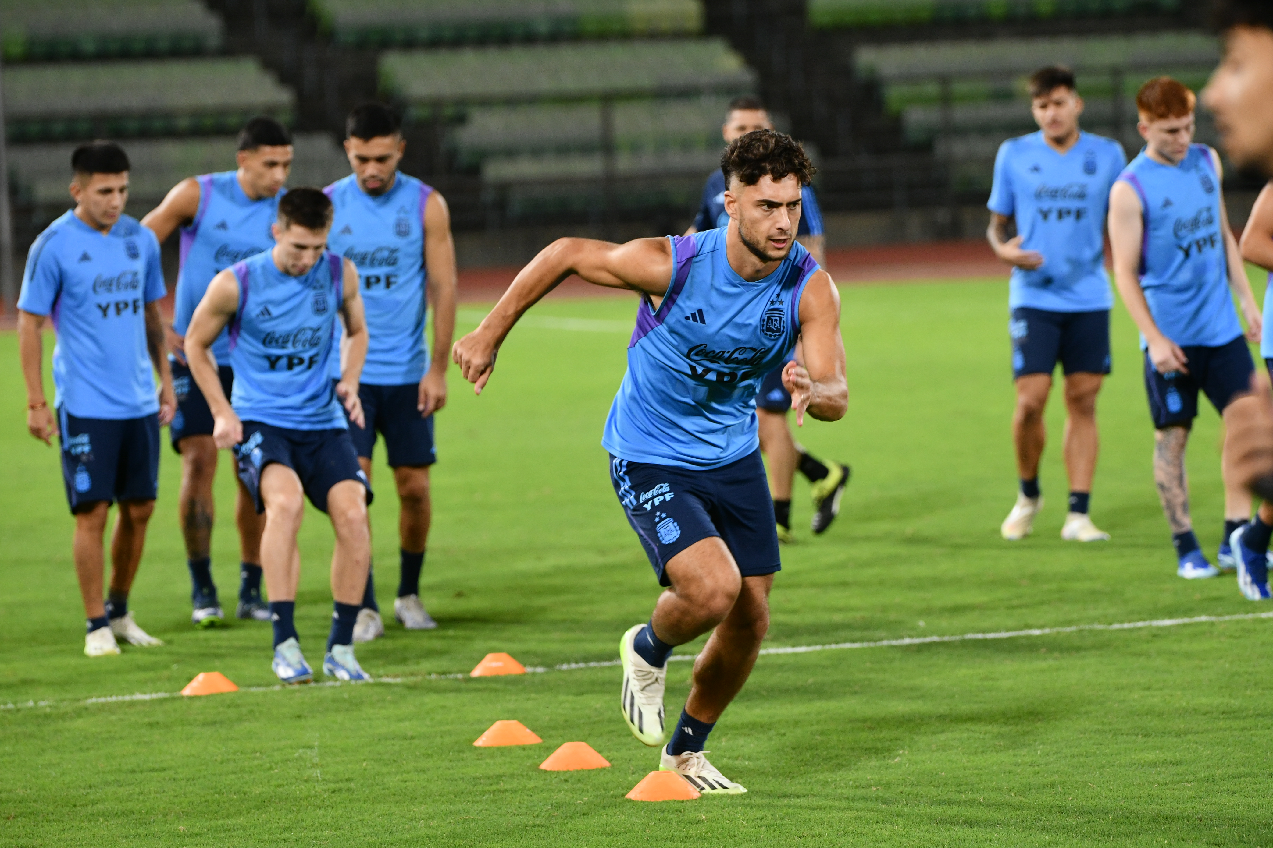 Último entrenamiento antes de enfrentar a Brasil por la definición del Preolímpico
